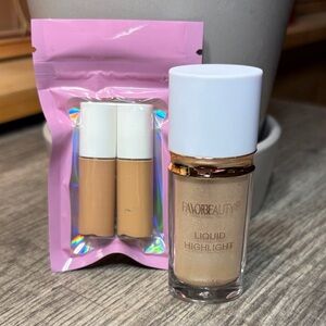 🪷5 for $20🪷 FavorBeauty Liquid Highlight & Concealer Set